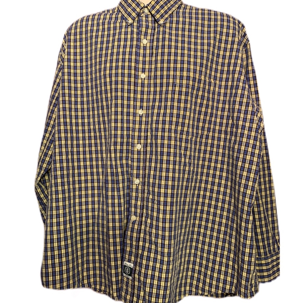 IZOD HERITAGE TARTAN Button Down Shirt XXL